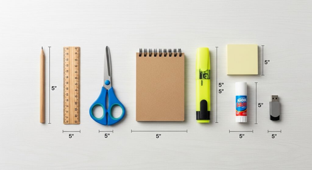 5 Inches in Daily Use Objects