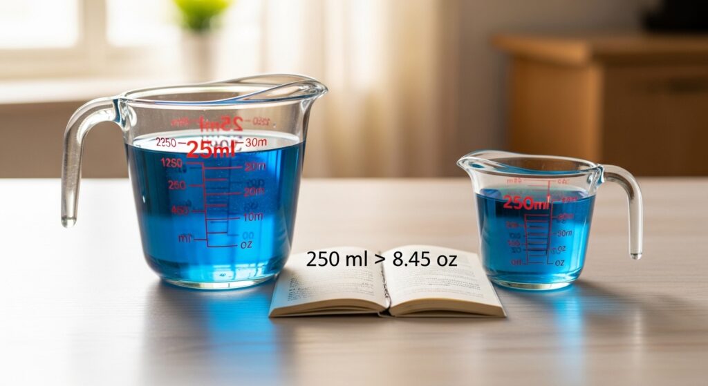 250 Milliliters in Ounces Anyway