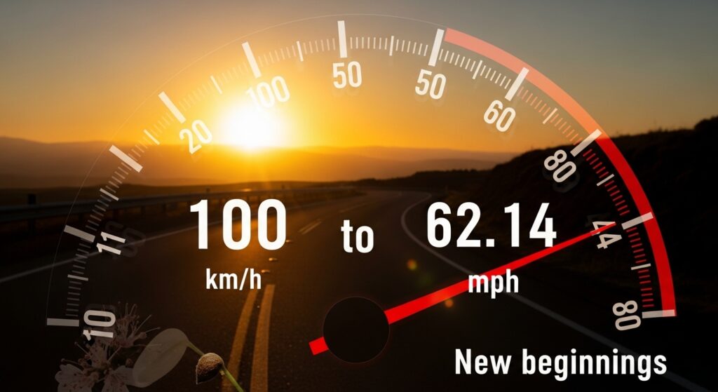 100 km/h to mph Conversion Wishes
