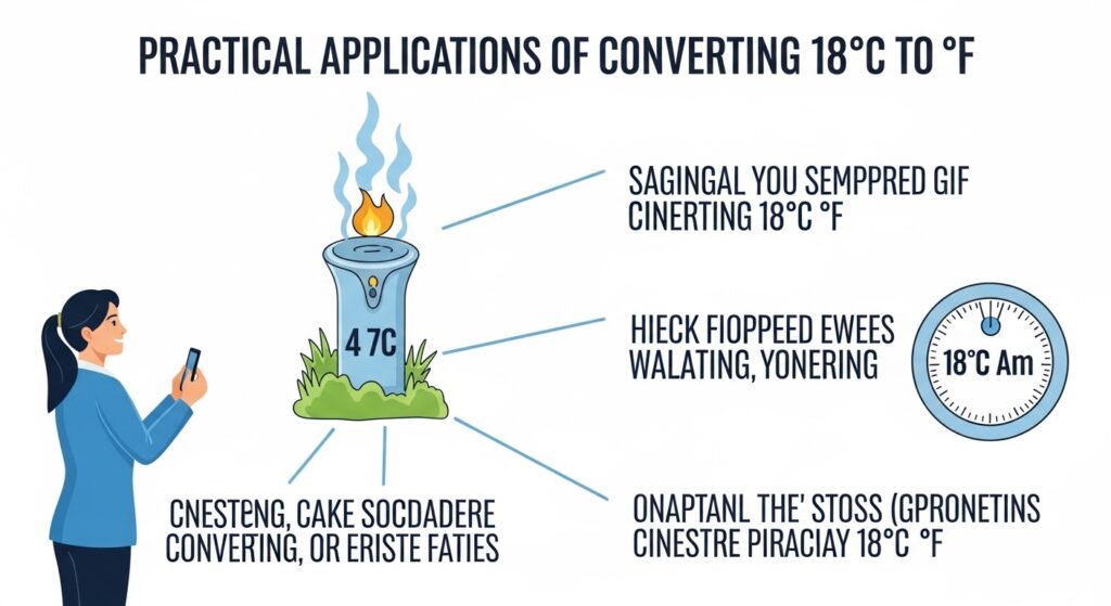Converting 18°C to °F