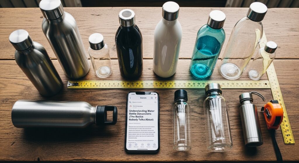 Water Bottle Dimensions