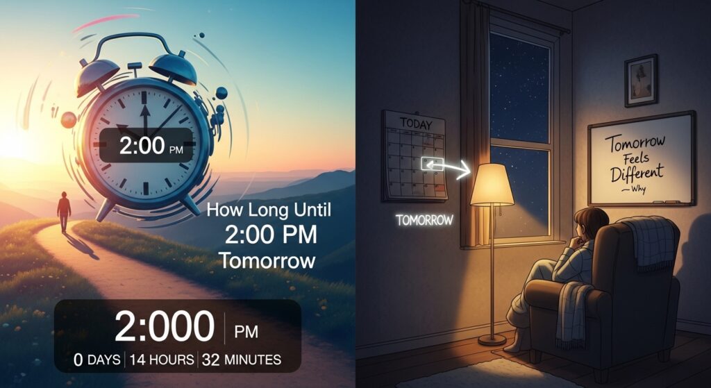 How Long Until 2:00 PM Tomorrow