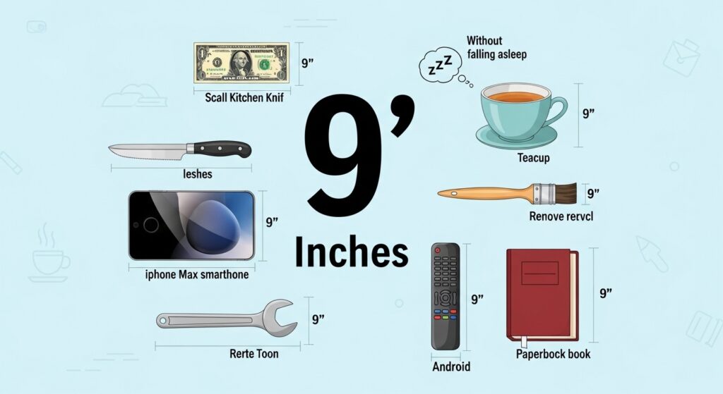 9 Inches in Numbers 