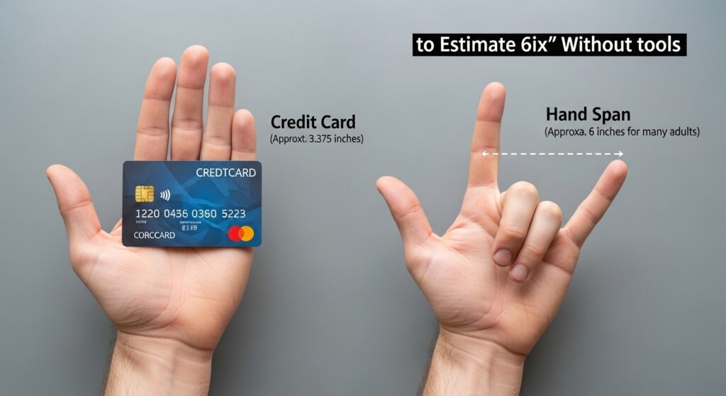 6 Inches Without Any Tools