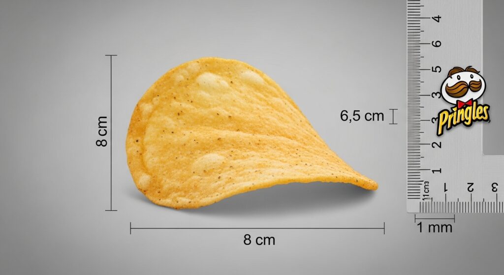 Pringles Chip Dimensions