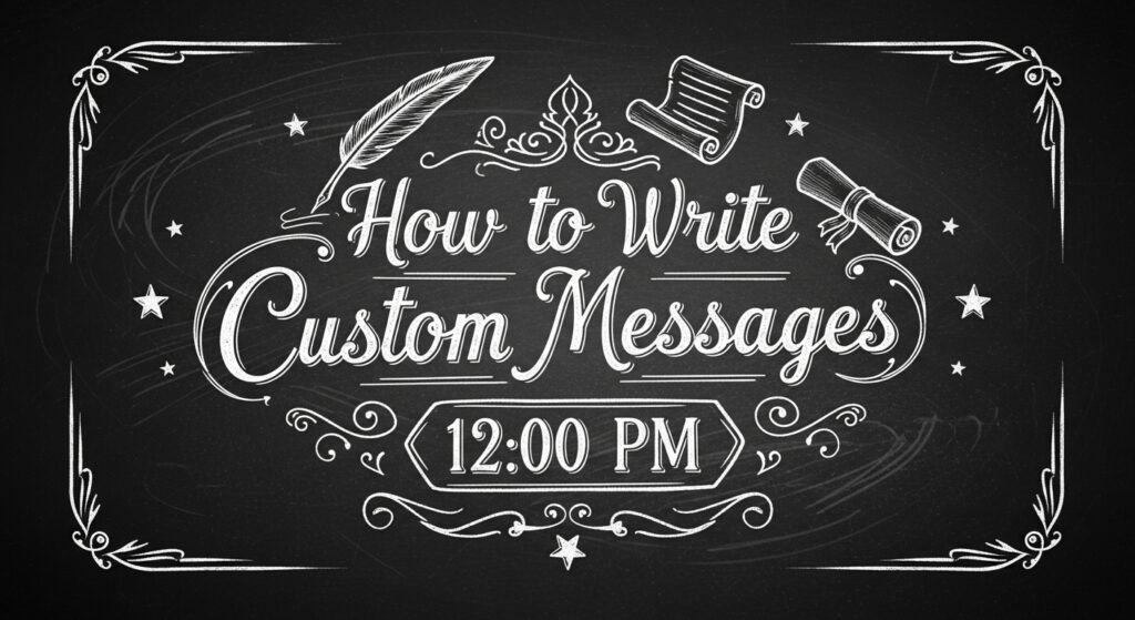  Write Custom Messages