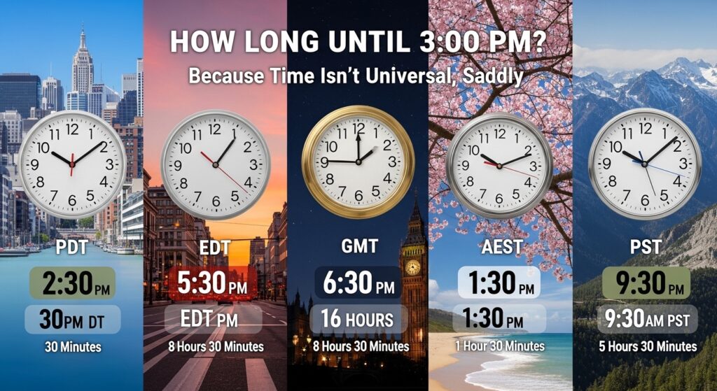 How Long Until 3:00 PM