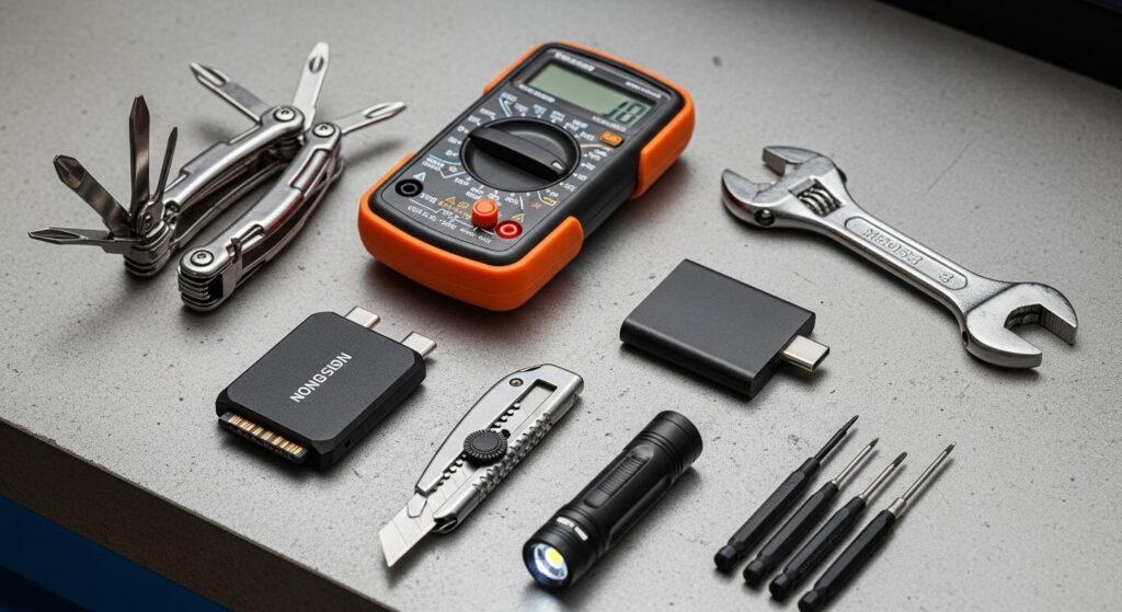 Tech & Tools Around 4 Inches