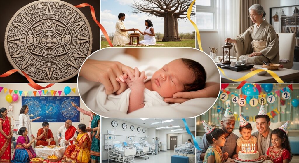 Cultural Glimpses: How Time and Birth Intertwine Around the World