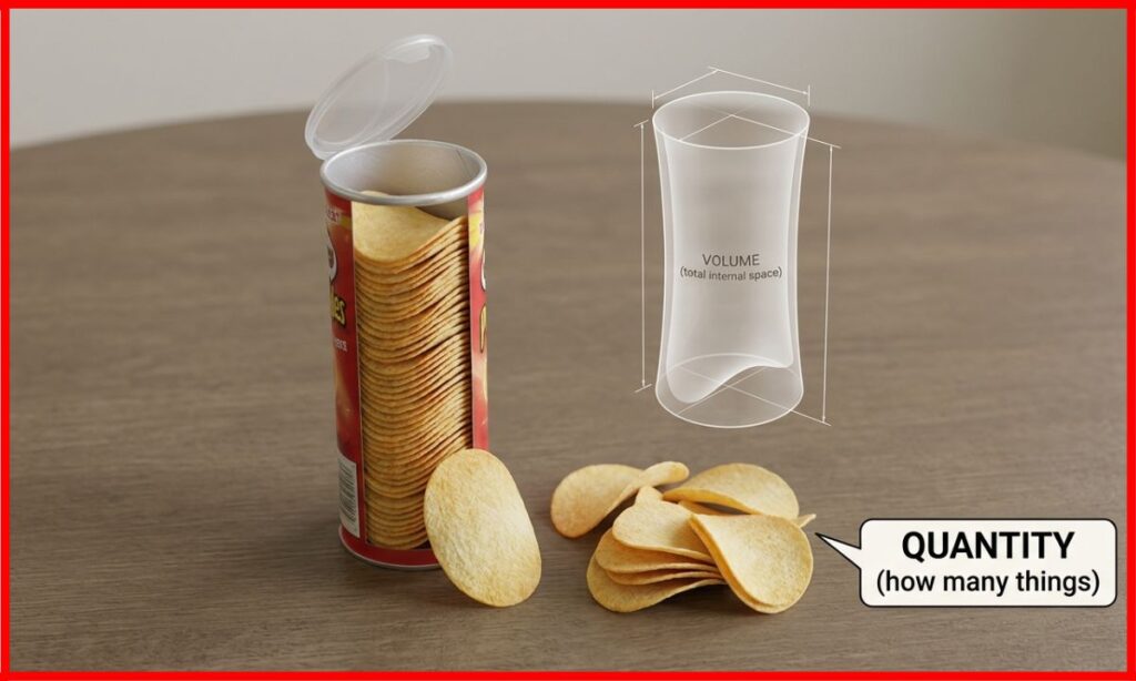 chips in a Pringles can 