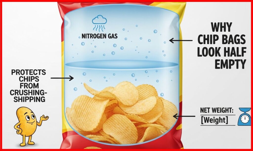 Chip Bags Look Half Empty