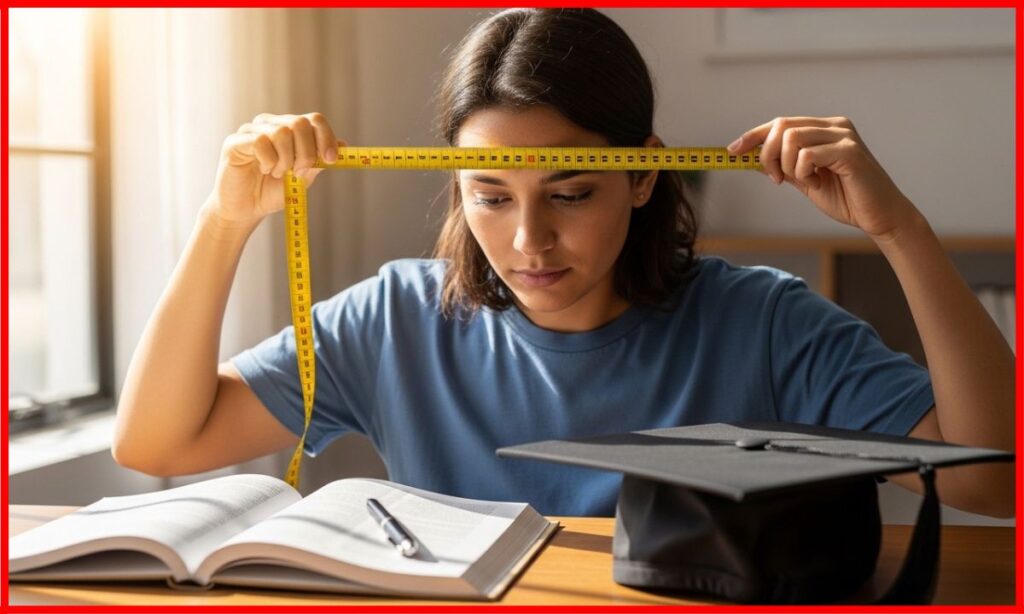Measure for a Graduation Cap