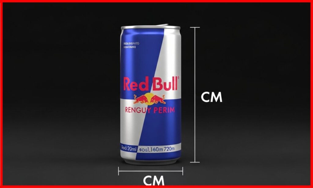 Red Bull Can Dimensions in CM
